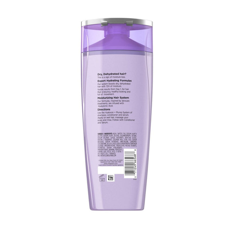 L'Oreal Paris Elvive Hyaluron Hydrating Shampoo Paraben-Free - 13.5 fl oz