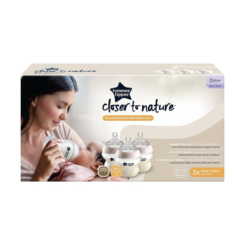 Tommee Tippee Closer to Nature Baby Bottle - 3pk - 5oz