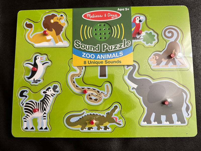 Melissa & Doug Sound Puzzle Assortment 9pc-9167