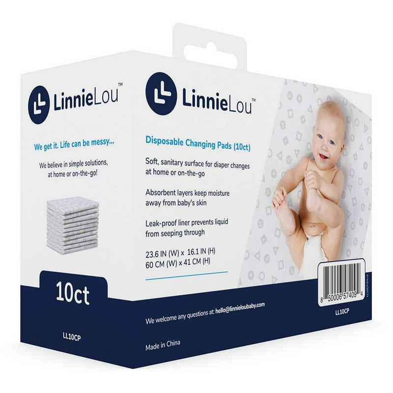 LinnieLou Disposable Change Pads - 10ct