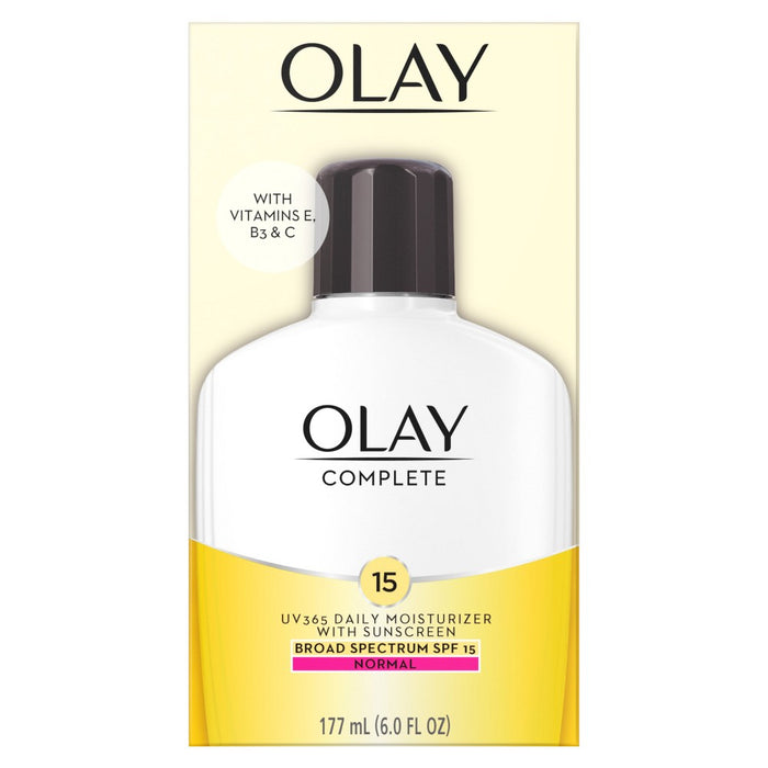 Olay Complete Lotion Moisturizer with Sunscreen - SPF 15 - 6 fl oz EXP 07/25