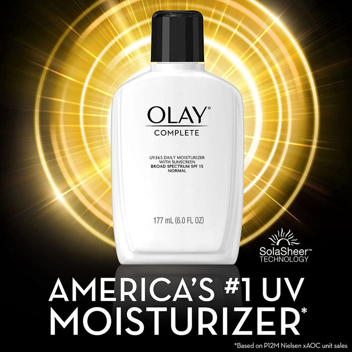 Olay Complete Lotion Moisturizer with Sunscreen - SPF 15 - 6 fl oz EXP 07/25