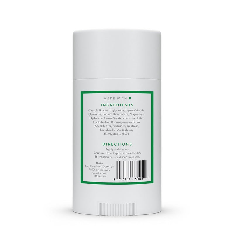 Native Eucalyptus & Mint Deodorant for Men - 2.65oz