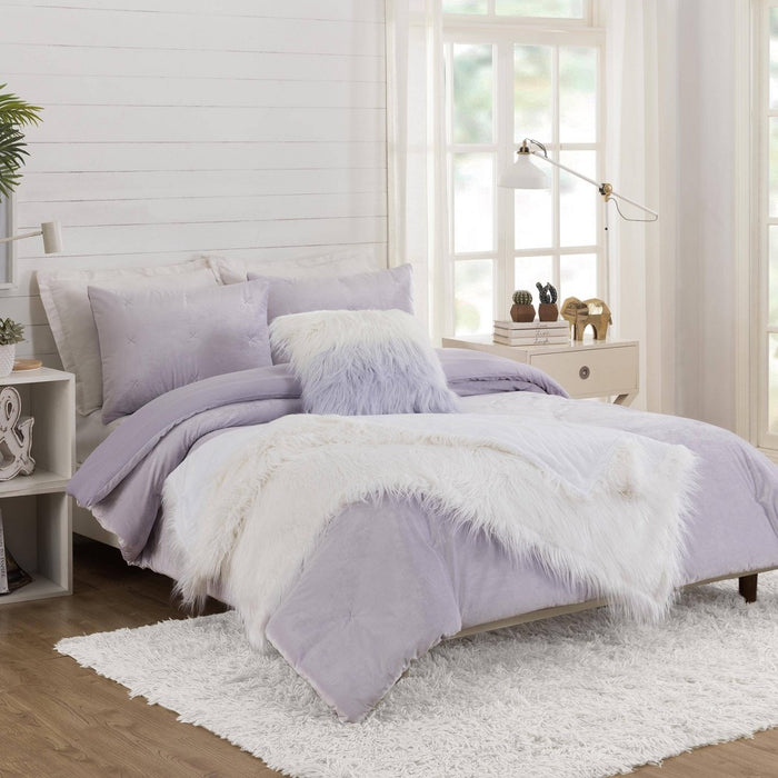 Teen Luxe Long Hair Throw White - Makers Collective
