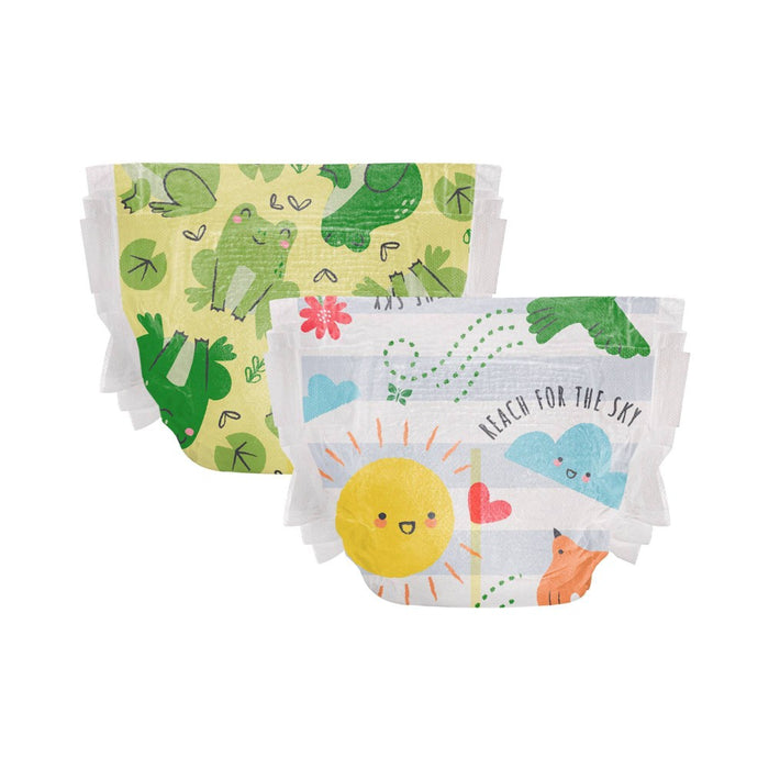 The Honest Company Clean Conscious Disposable Diapers Spread Your Wings & Ur Ribbiting - Size 5 - 50ct