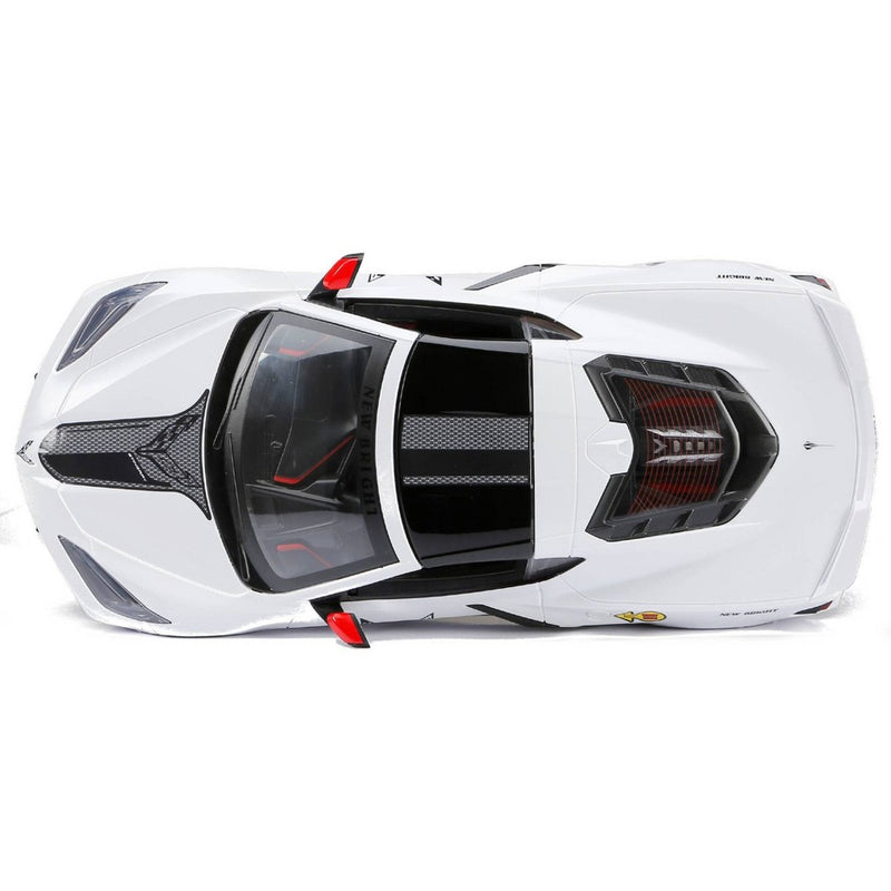 New Bright RC 1:8 Scale (22") FF USB Showcase Sportscar - Corvette Stingray - White (LOCAL PICKUP ONLY)