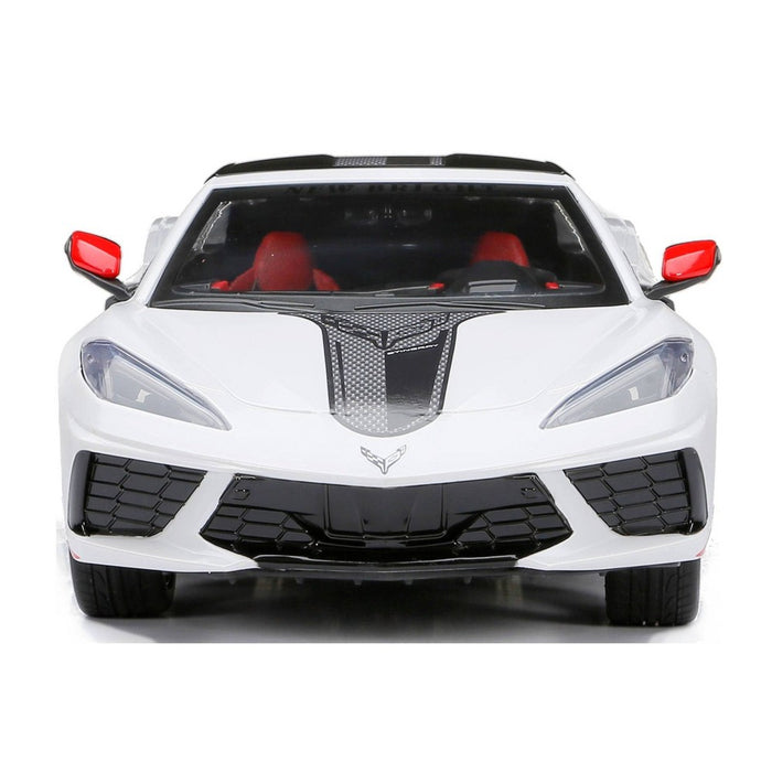 New Bright RC 1:8 Scale (22") FF USB Showcase Sportscar - Corvette Stingray - White