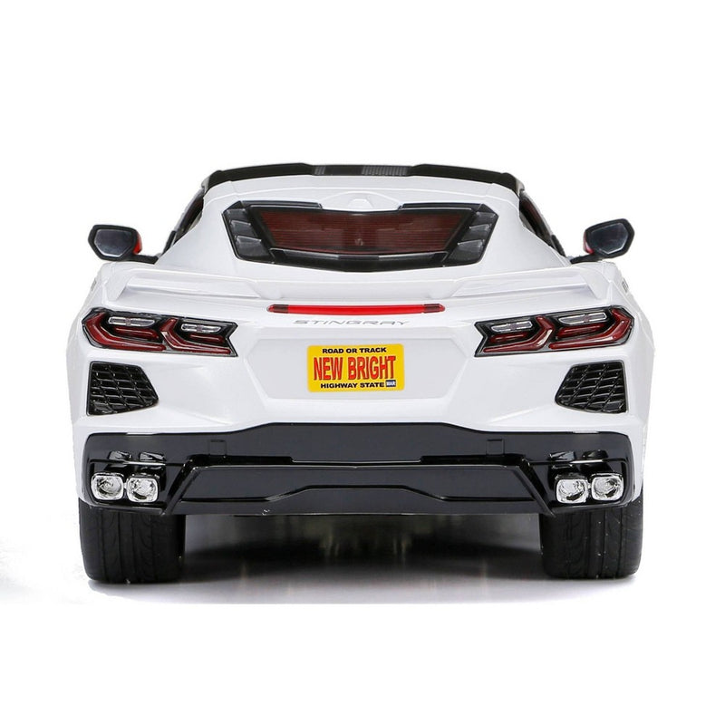 New Bright RC 1:8 Scale (22") FF USB Showcase Sportscar - Corvette Stingray - White (LOCAL PICKUP ONLY)