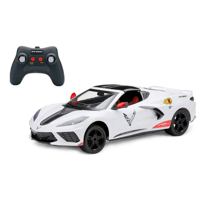 New Bright RC 1:8 Scale (22") FF USB Showcase Sportscar - Corvette Stingray - White
