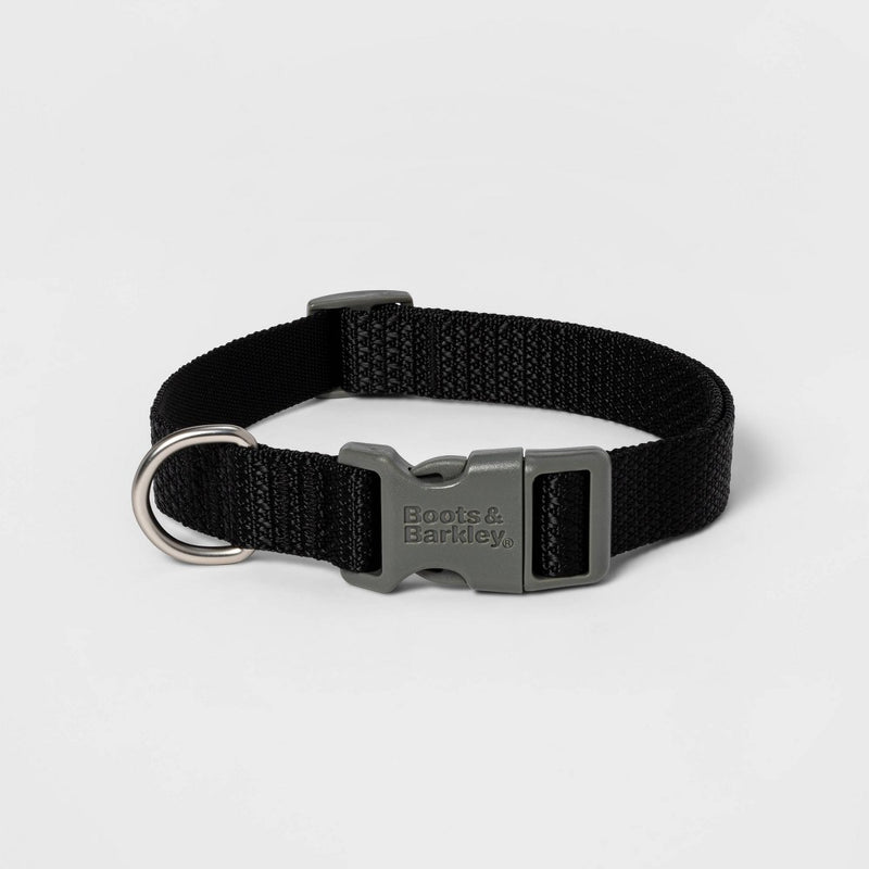 Basic Dog Collar - M - Black - Boots & Barkley