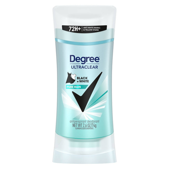 Degree Ultraclear Black + White Pure Rain 72-Hour Antiperspirant & Deodorant - 2.6oz