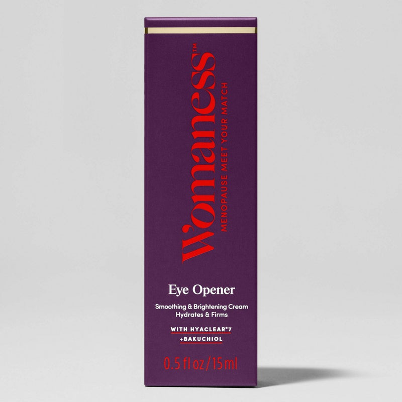 Womaness Eye Opener Smoothing and Brightening Eye Cream Menopause Skincare - 0.5 fl oz