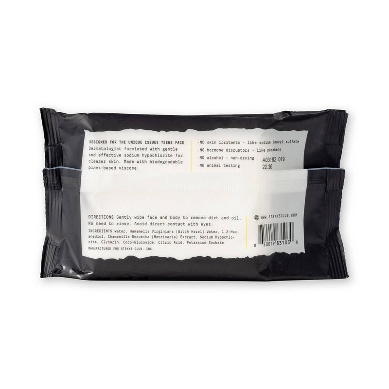 Stryke Club Wipe Out Cleansing Wipes - Unscented - 30ct