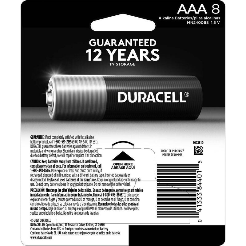 Duracell Coppertop AAA Batteries - 8pk EXP