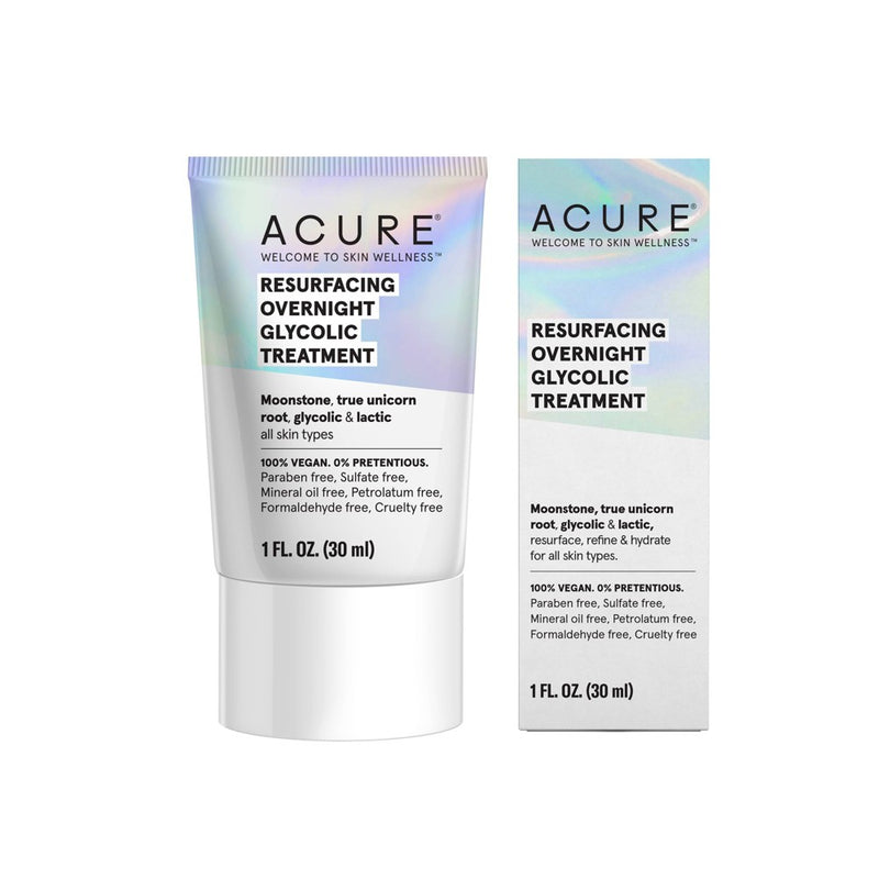 Acure Resurfacing Overnight Glycolic Treatment - 1 fl oz
