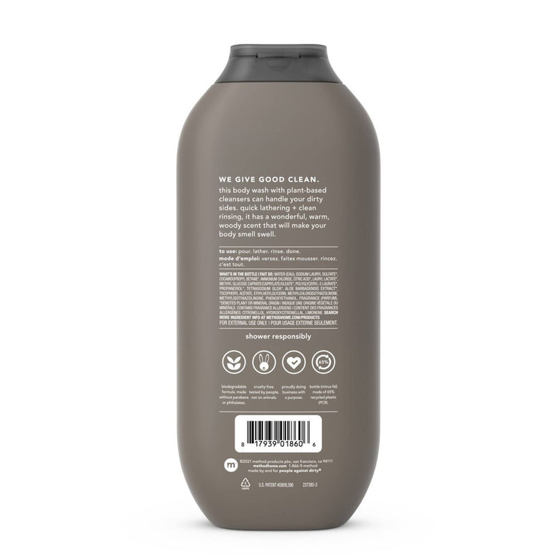 Method Men Body Wash Cedar and Cypress - 18 fl oz