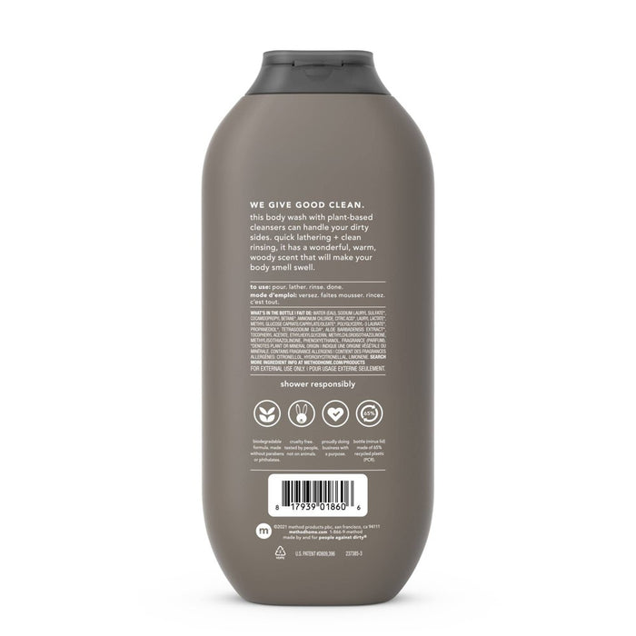 Method Men Body Wash Cedar and Cypress - 18 fl oz