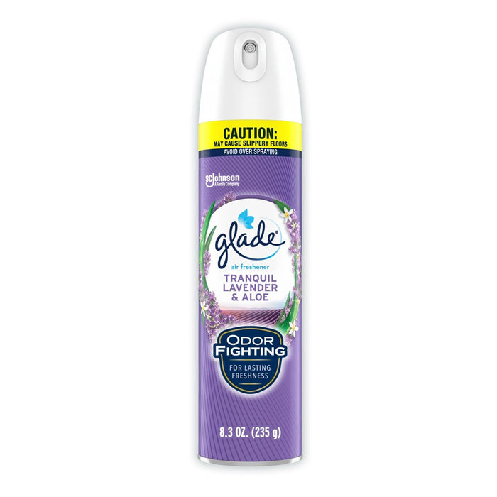 Glade Air Freshener Odor Fighting Room Spray, Tranquil Lavender & Aloe, 8.3 Oz