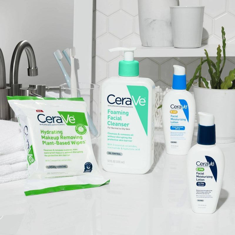 CeraVe Foaming Face Wash with Hyaluronic Acid and Niacinamide for Oily Skin - 3 fl oz