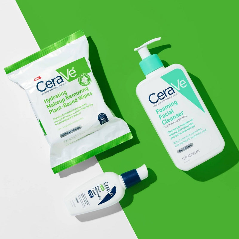 CeraVe Foaming Face Wash with Hyaluronic Acid and Niacinamide for Oily Skin - 3 fl oz