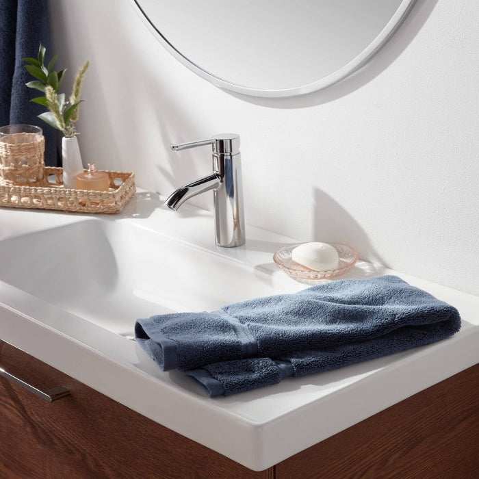Spa Plush Hand Towel Navy - Threshold
