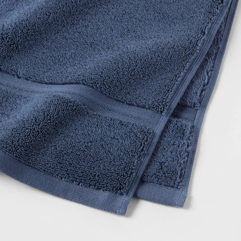 Spa Plush Hand Towel Navy - Threshold