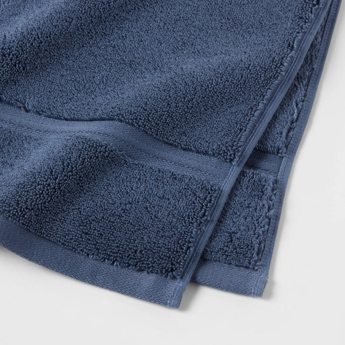 Spa Plush Hand Towel Navy - Threshold