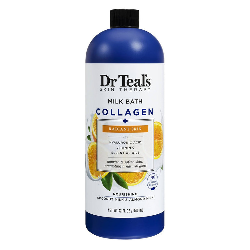 Dr Teal's Collagen Radiant Skin Orange & Cedar Milk Bath - 32 fl oz
