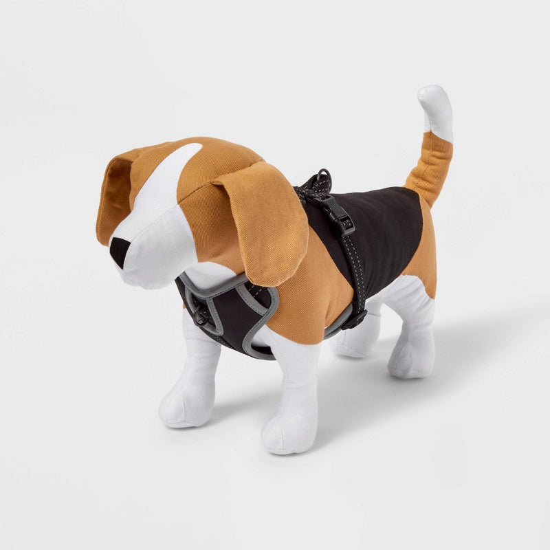 Ultimate Reflective and Adjustable Dog Harness - Black - S - Boots & Barkley