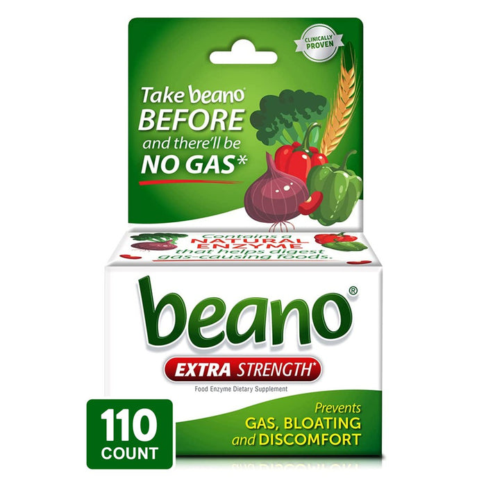 Beano Ultra 800 Gas Relief Prevention and Digestive Enzyme Supplement - 110ct