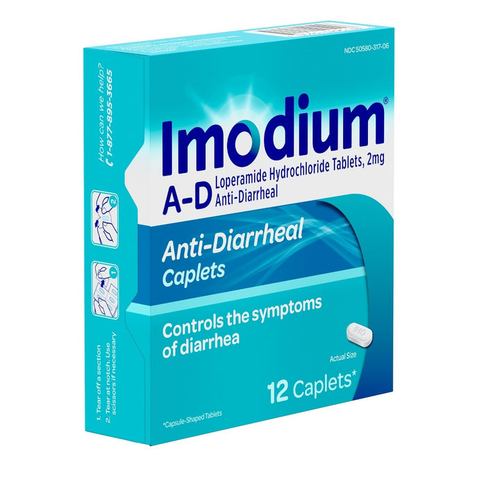 Imodium A-D Caplets - 12ct
