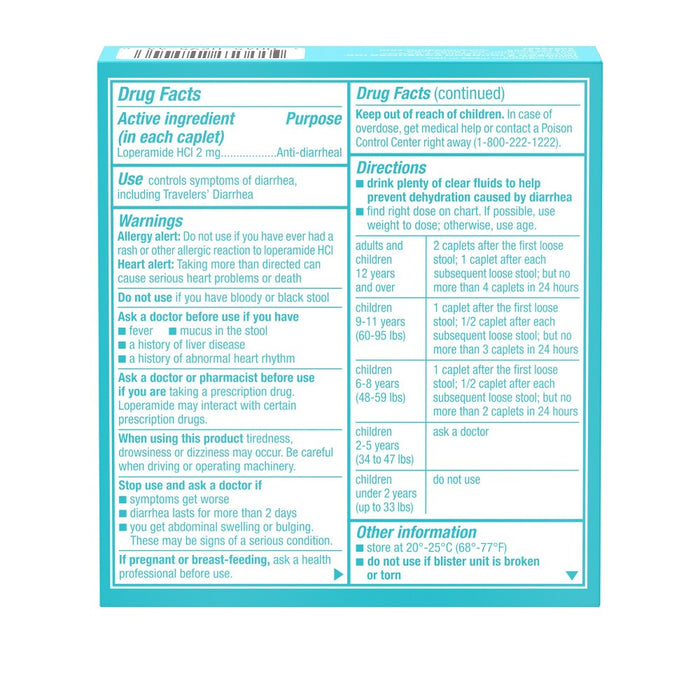 Imodium A-D Caplets - 12ct
