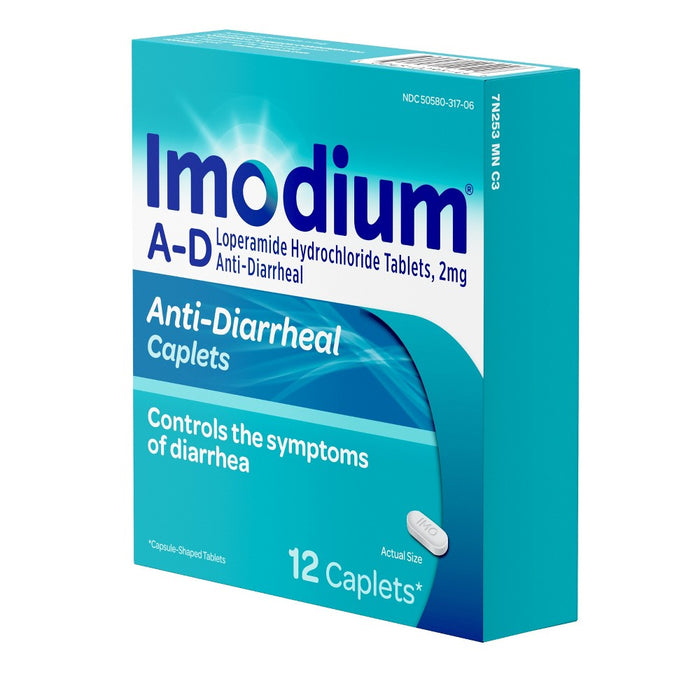 Imodium A-D Caplets - 12ct