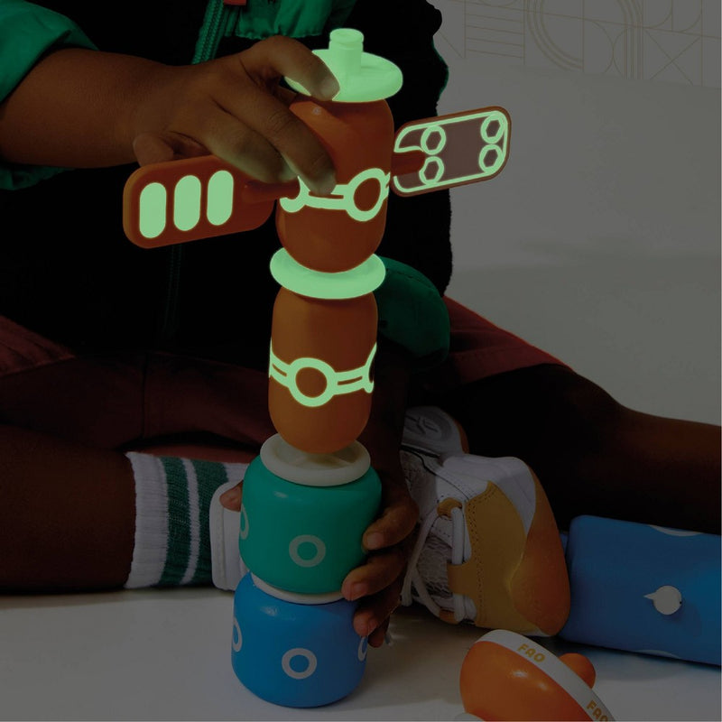 FAO Schwarz Galaxy Glow Space Blocks Construction Set