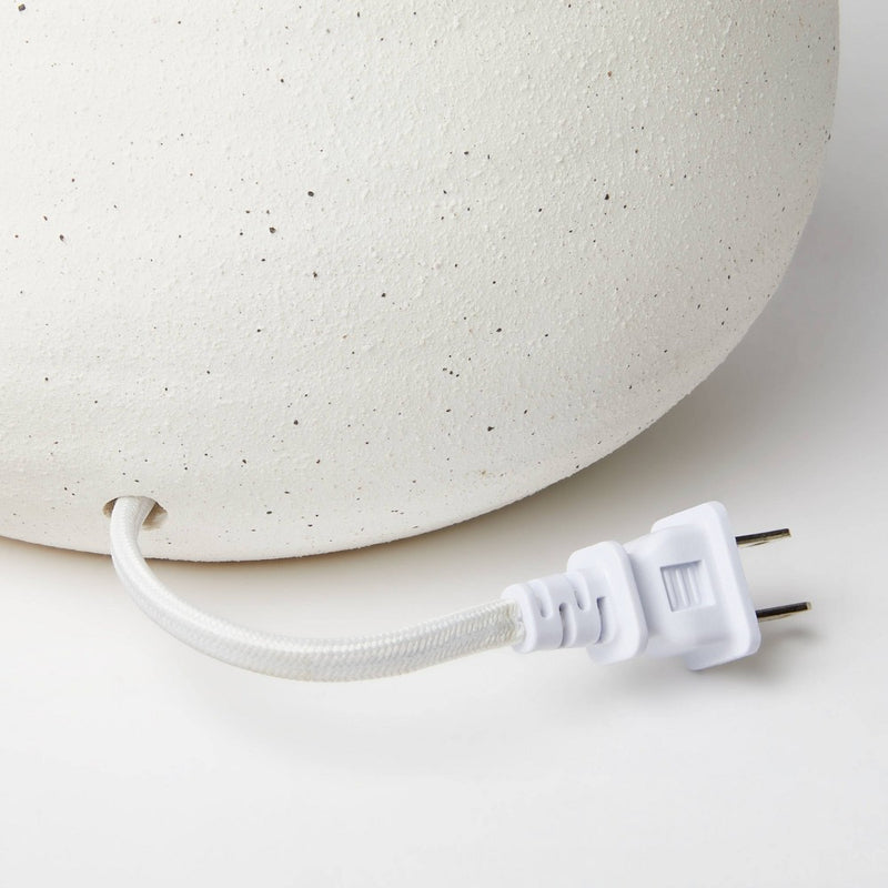 Ceramic Speckled Table Lamp White (Includes LED Light Bulb) - Threshold designed with Studio McGee