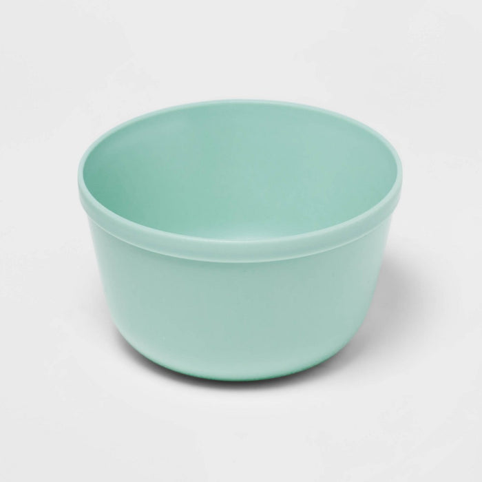 15.5oz 6pk Plastic Cool Colors Kids' Bowls - Pillowfort