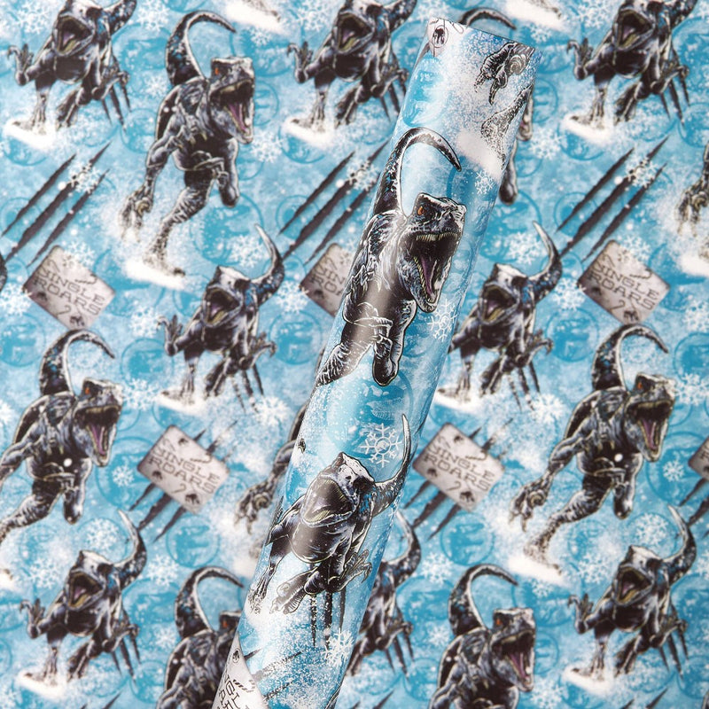 40 sq ft Jurassic World Gift Wrap Blue (LOCAL PICKUP ONLY)