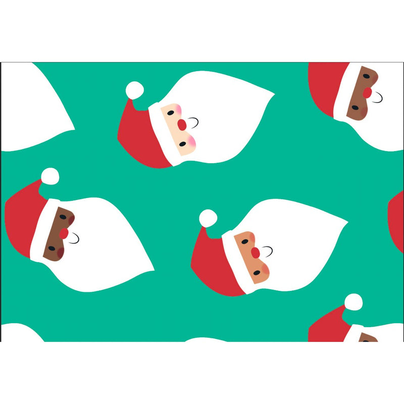 2pc 60 sq ft Santa and Striped Christmas Roll Wraps (LOCAL PICKUP ONLY)