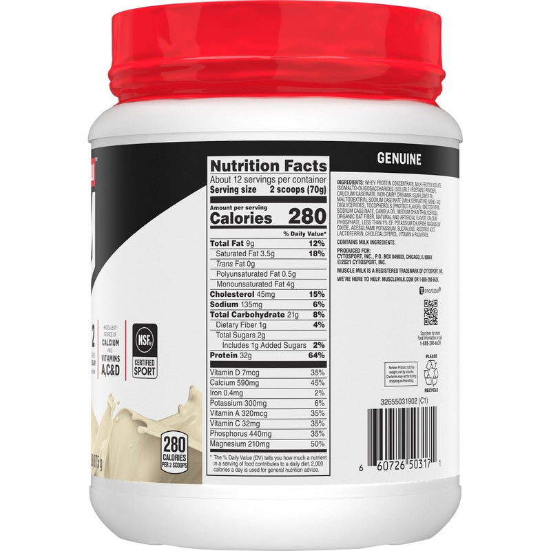Muscle Milk Lean Muscle Protein Powder - Vanilla Creme - 30.9oz (LOCAL PICKUP ONLY)