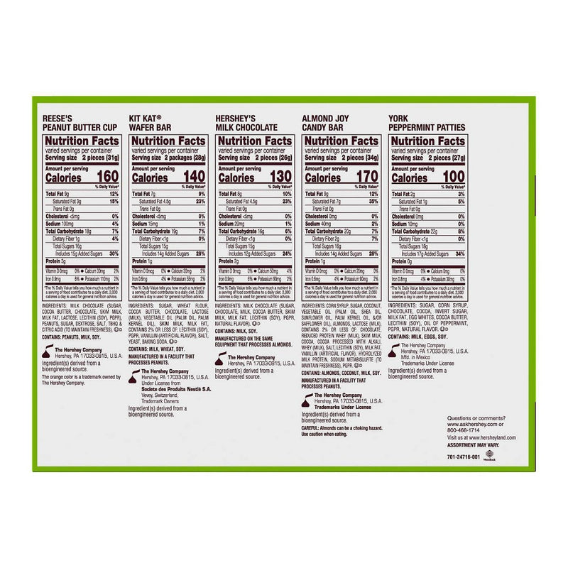 Hershey's Pantry Pack Snack Size Assortment Bars - 85ct/44.19oz