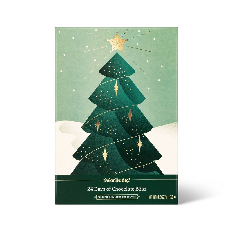 Holiday 24 Days of Chocolate Bliss - 8oz - Favorite Day