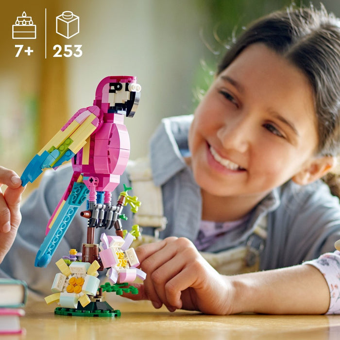 LEGO Creator Exotic Pink Parrot 3in1 Building Toy Set 31144