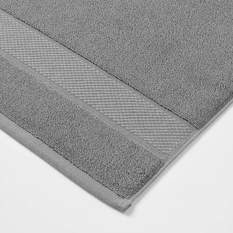 Performance Plus Towel Bath Mat Dark Gray - Threshold