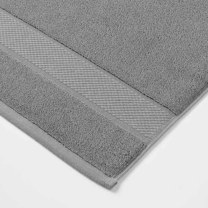 Performance Plus Towel Bath Mat Dark Gray - Threshold