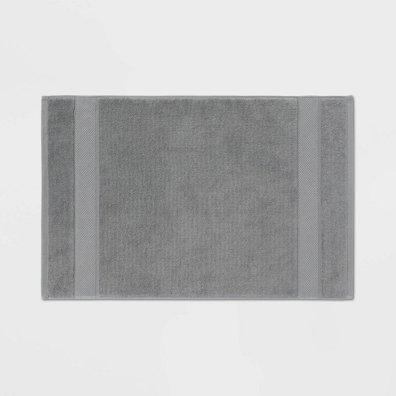 Performance Plus Towel Bath Mat Dark Gray - Threshold