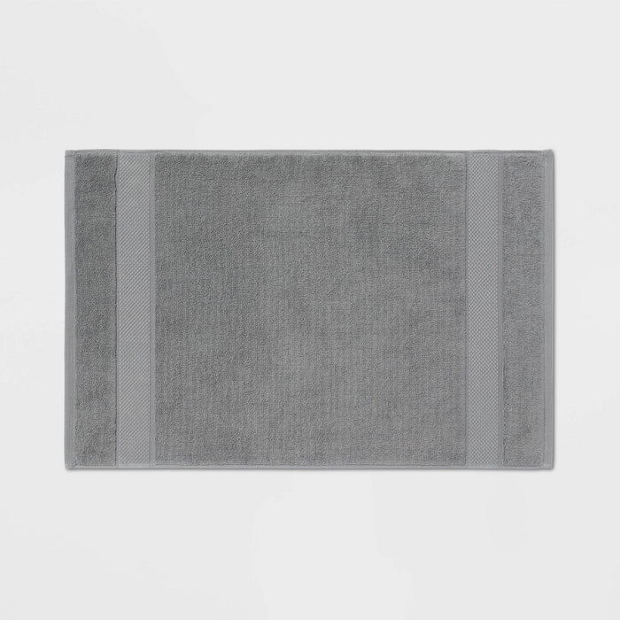 Performance Plus Towel Bath Mat Dark Gray - Threshold