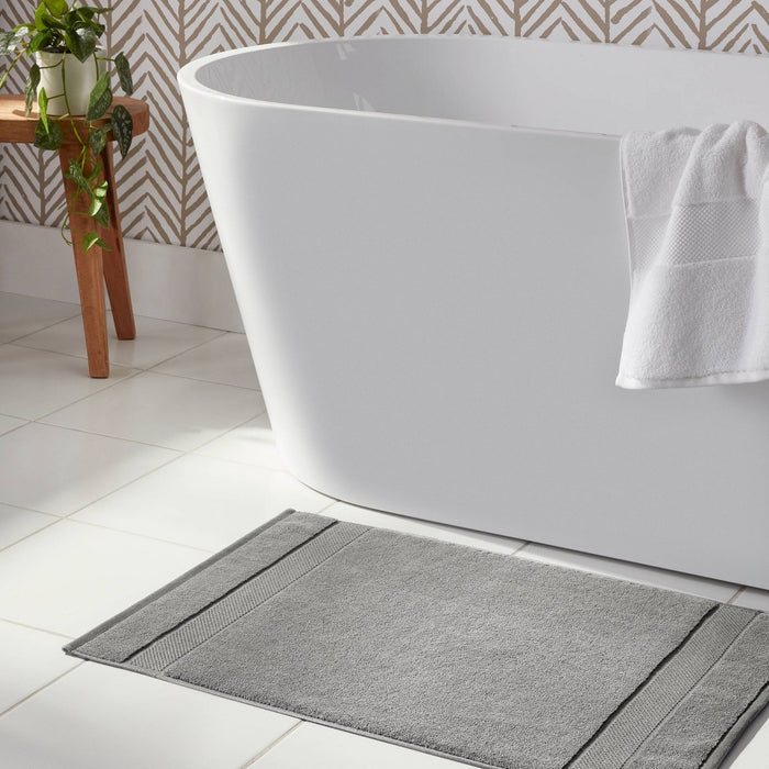 Performance Plus Towel Bath Mat Dark Gray - Threshold