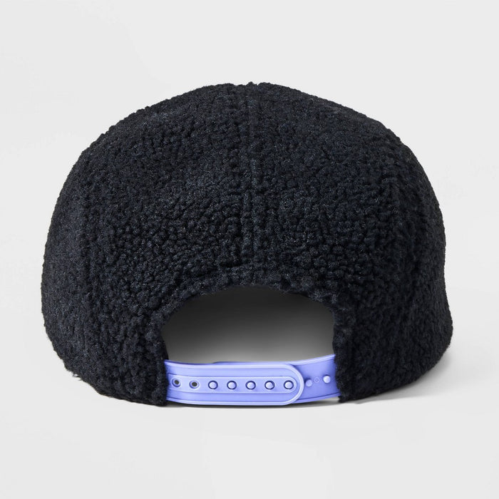 Men's Sherpa 5 Panel Baseball Hat - Original Use Black