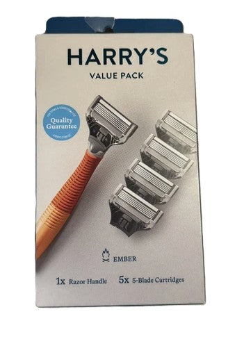 Harry's Value Pack Non-Disposable Razor Handle - Orange - 6ct
