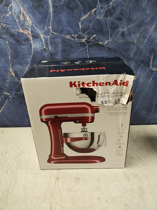 KitchenAid 5.5qt Bowl-Lift Stand Mixer - KSM55 - Empire Red SEE DETAILS (LOCAL PICKUP ONLY)